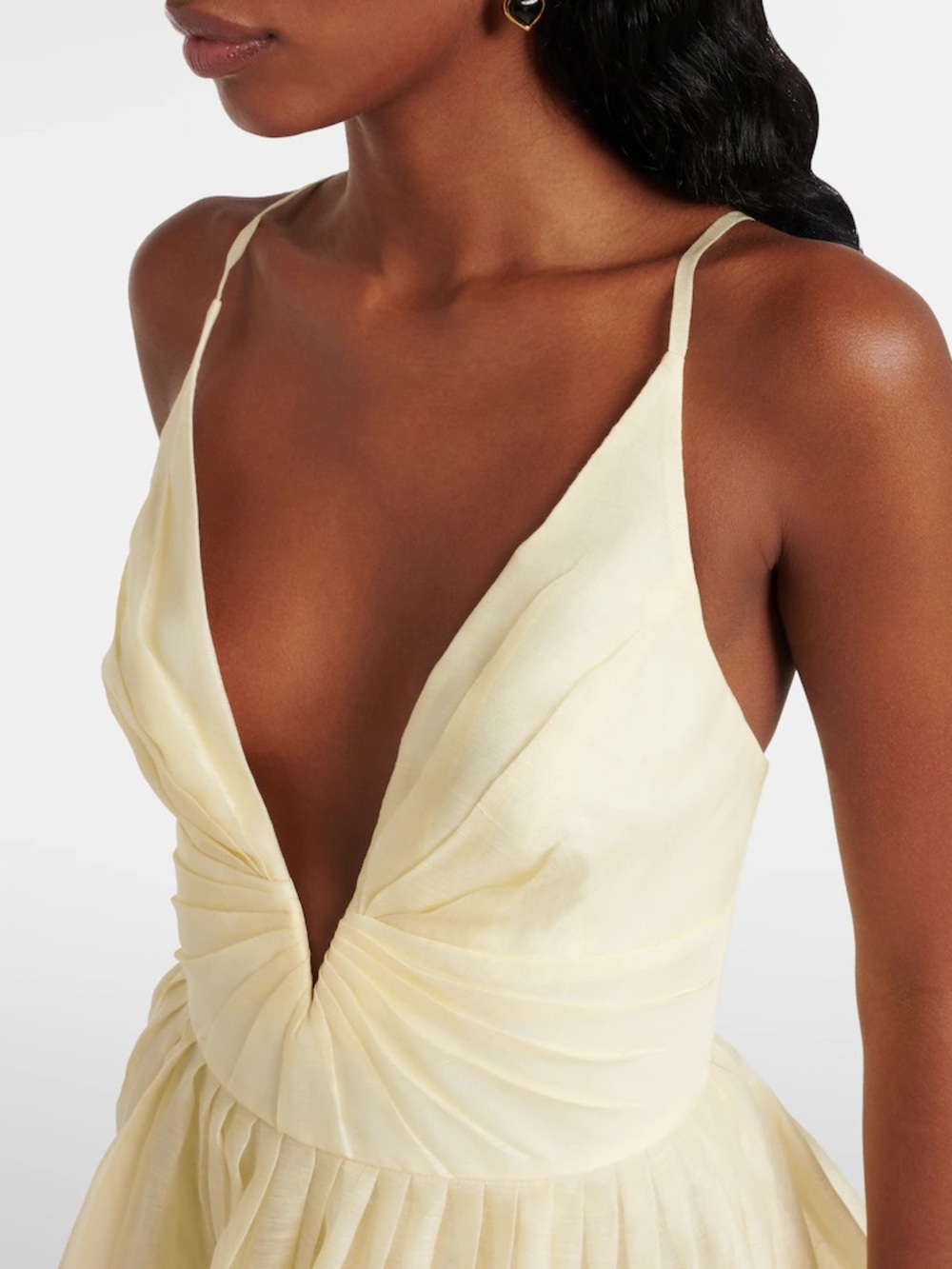 Zimmermann Pleated Linen &
Silk Minidress - Picture 7 of 11